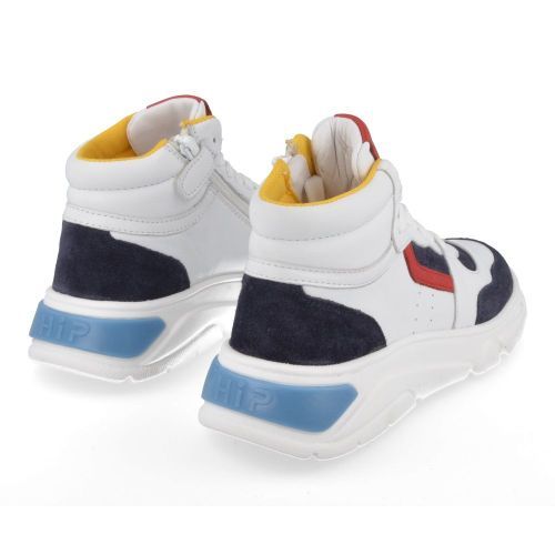 Hip sneakers wit Jongens ( - witte sneaker H1069) - Junior Steps