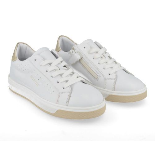 Hip sneakers wit Meisjes ( - witte sneakerH1574) - Junior Steps