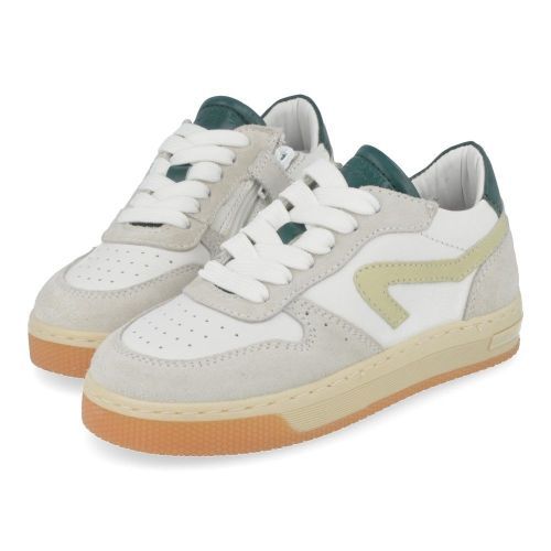 Hip sneakers wit  ( - witte  sneakerH1618) - Junior Steps