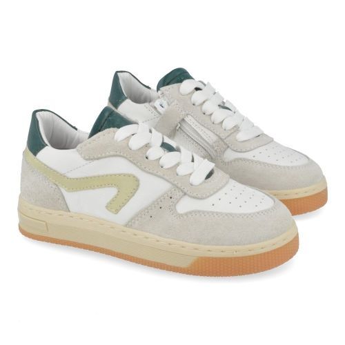 Hip sneakers wit  ( - witte  sneakerH1618) - Junior Steps