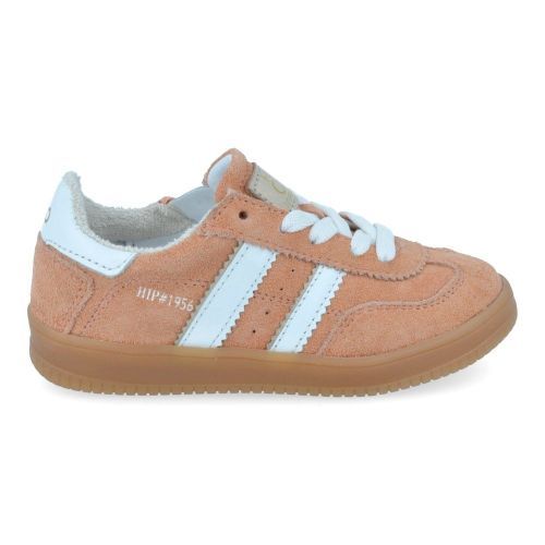 Hip sneakers zalm Meisjes (zalmroze sneaker - H1500) - Junior Steps