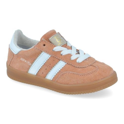Hip sneakers zalm Meisjes (zalmroze sneaker - H1500) - Junior Steps