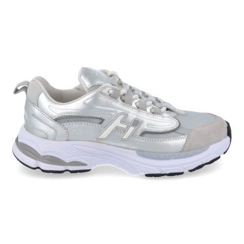 hip sneakers zilver