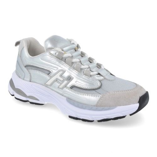 Hip sneakers zilver Meisjes (zilveren sneaker  - H1660) - Junior Steps