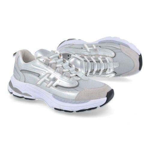 Hip sneakers zilver Meisjes (zilveren sneaker  - H1660) - Junior Steps