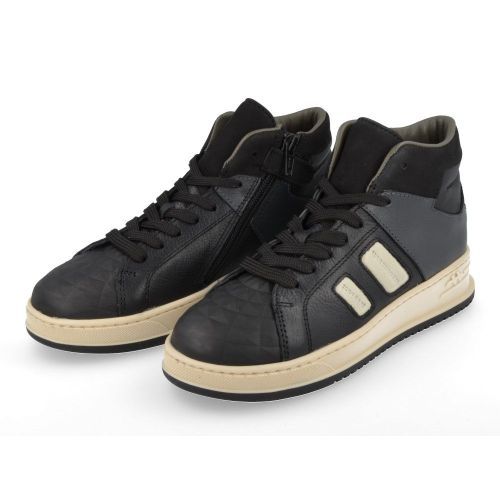 Hip Sneakers Black Boys (H1690) - Junior Steps