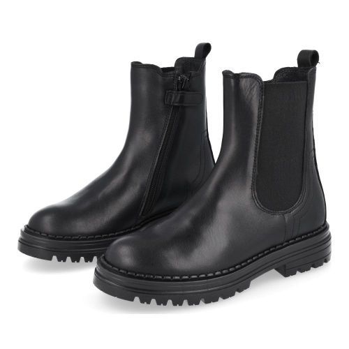 Hip Short boots Black Girls (H1181/A) - Junior Steps