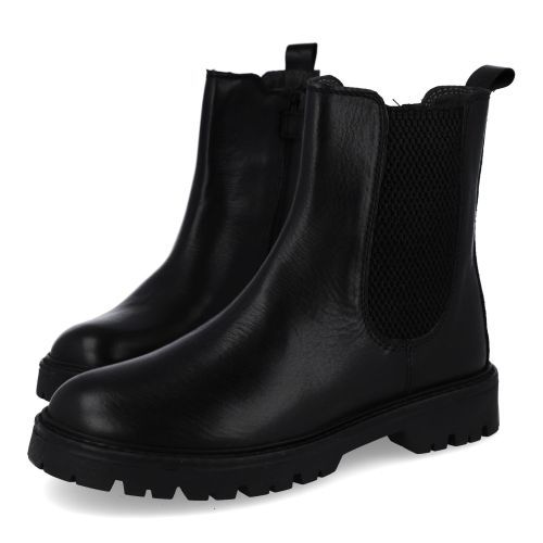 Hip laarzen kort Zwart Meisjes (zwarte kort laars - H1268) - Junior Steps