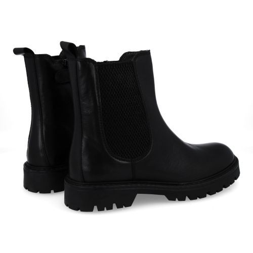 Hip laarzen kort Zwart Meisjes (zwarte kort laars - H1268) - Junior Steps