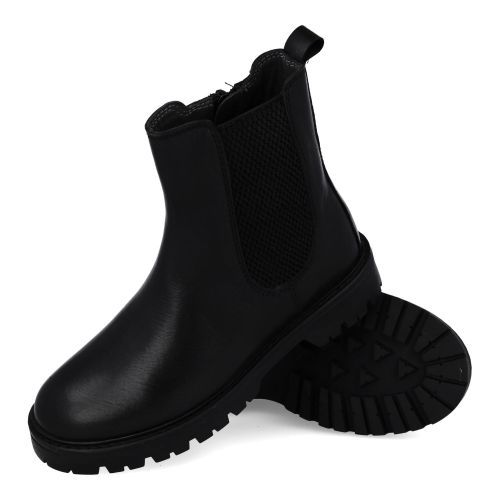 Hip laarzen kort Zwart Meisjes (zwarte kort laars - H1268) - Junior Steps