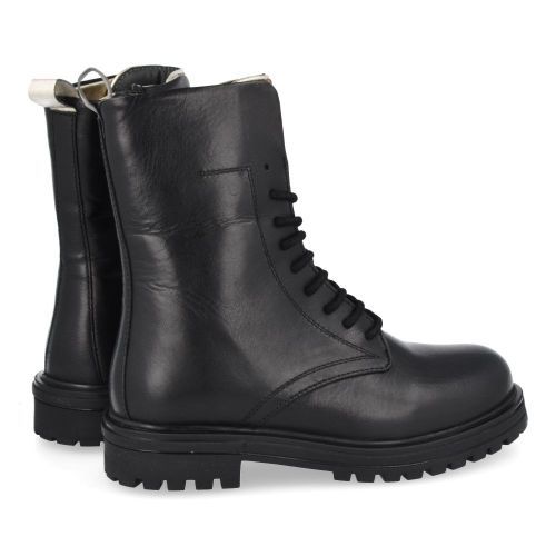 Hip Botte à lacets Noir Filles (H6129) - Junior Steps