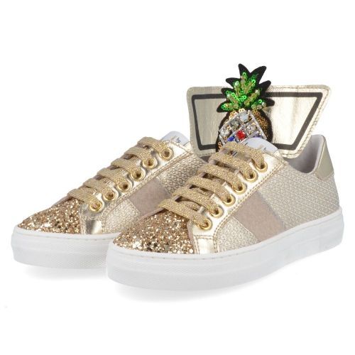 Indifferent Sneakers Gold Girls (E18/013A) - Junior Steps