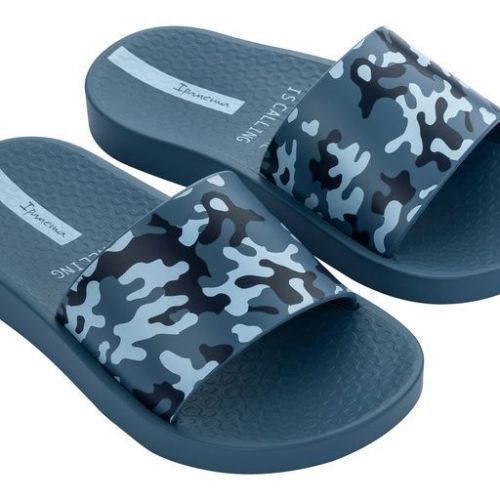 Ipanema slippers blauw Jongens ( - watersandaal badslipper camouflage83349 AH867) - Junior Steps