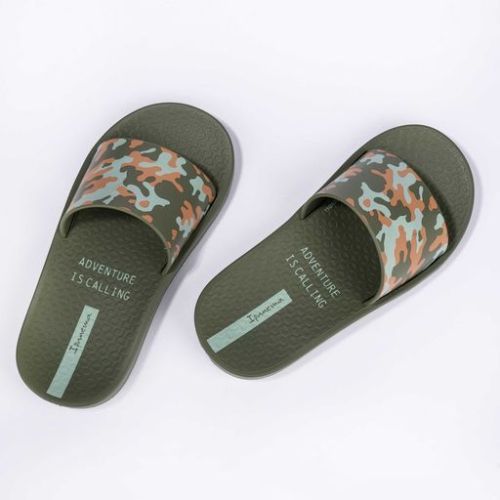Ipanema slippers kaki Jongens ( - watersandaal badslipper camouflage83349 AH869) - Junior Steps
