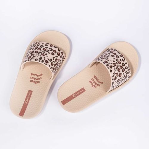 Ipanema slippers beige Meisjes ( - watersandaal badslipper leopardprint83349 AH864) - Junior Steps