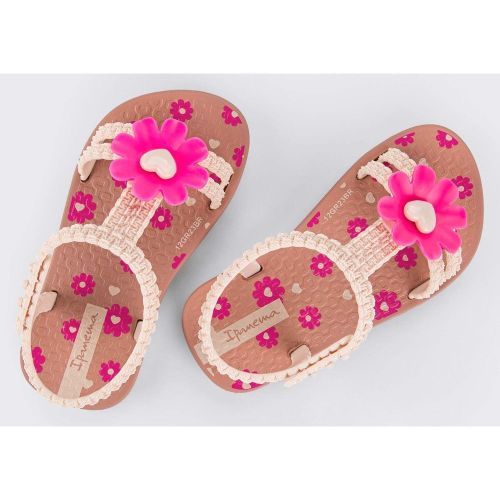 Ipanema slippers beige Meisjes ( - watersandaaltje beige met bloem83355 AR726) - Junior Steps