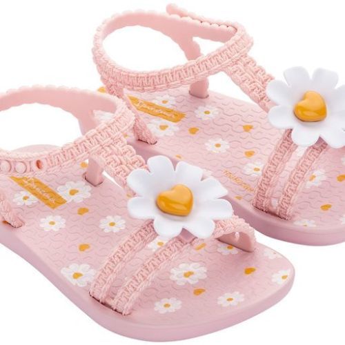 Ipanema slippers roze Meisjes ( - watersandaaltje roze met bloem83355 AH420) - Junior Steps