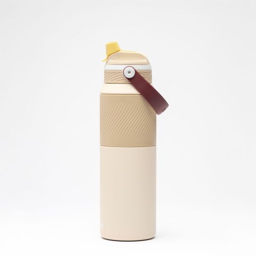 Kambukka drinkfles beige  (drinkfles dupla Insulated 1000ml - 11-10002 desert sand) - Junior Steps