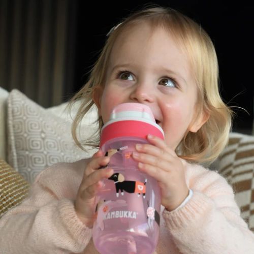 Kambukka drinkfles roze Meisjes ( - drinkfles lagoon Diva Dogs 400ml11-04056) - Junior Steps