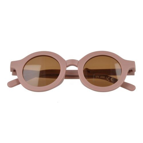 Kidzkiddo zonnebril donkerroze Meisjes (donkerroze zonnebril kinderen plooibaar - FD2023) - Junior Steps