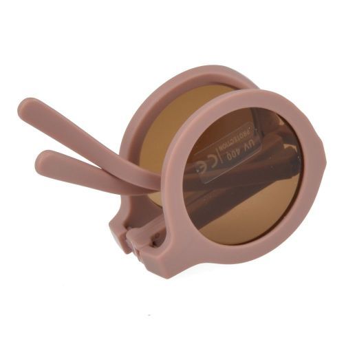 Kidzkiddo zonnebril donkerroze Meisjes (donkerroze zonnebril kinderen plooibaar - FD2023) - Junior Steps