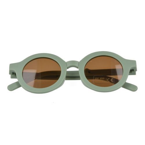 Kidzkiddo zonnebril kaki  (kaki zonnebril kinderen plooibaar - FD2023) - Junior Steps