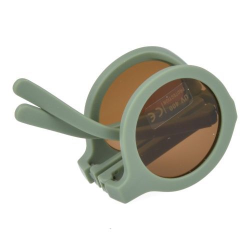 Kidzkiddo zonnebril kaki  (kaki zonnebril kinderen plooibaar - FD2023) - Junior Steps