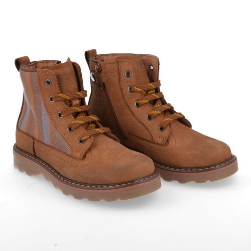 Lepi Lace-up boots cognac Boys (6713) - Junior Steps