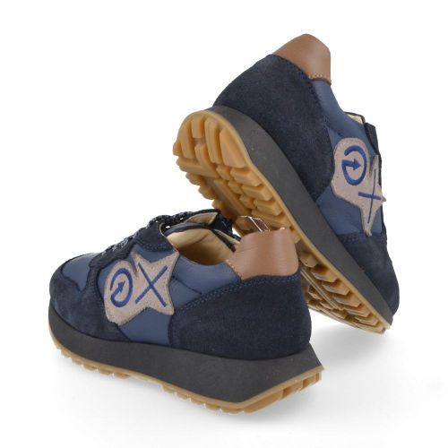 Luca sneakers blauw Jongens ( - blauwe sneaker 2200) - Junior Steps