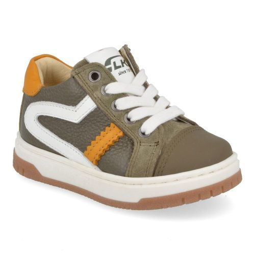 Luca sneakers kaki Jongens ( - kaki sneaker met kruipneus2406) - Junior Steps