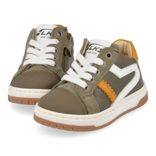 Luca sneakers kaki Jongens ( - kaki sneaker met kruipneus2406) - Junior Steps