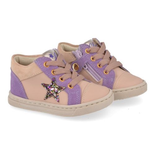 Luca sneakers roze Meisjes ( - roze sneaker met kruipneus2413) - Junior Steps