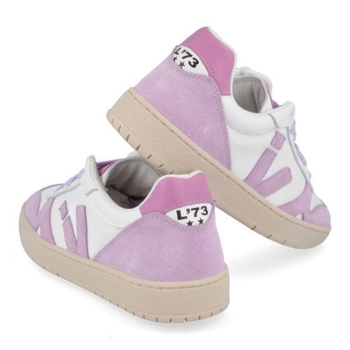 Luca sneakers lila Meisjes ( - witte sneaker 2481) - Junior Steps