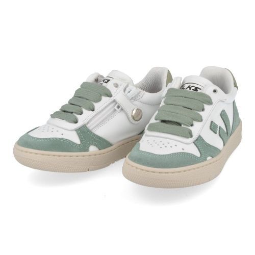 Luca sneakers kaki  ( - witte sneaker 2481) - Junior Steps