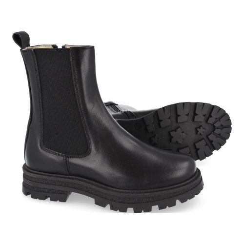 Luca Short boots Black Girls (2491) - Junior Steps