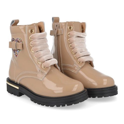 Lunella Bottes à lacets beige Filles (24412P) - Junior Steps