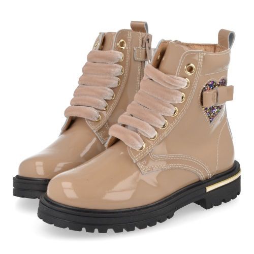 Lunella Lace-up boots beige Girls (24412P) - Junior Steps