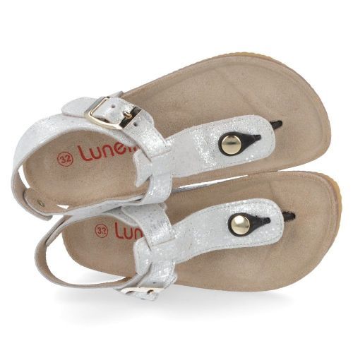 Lunella sandalen zilver Meisjes ( - biogesp18848) - Junior Steps