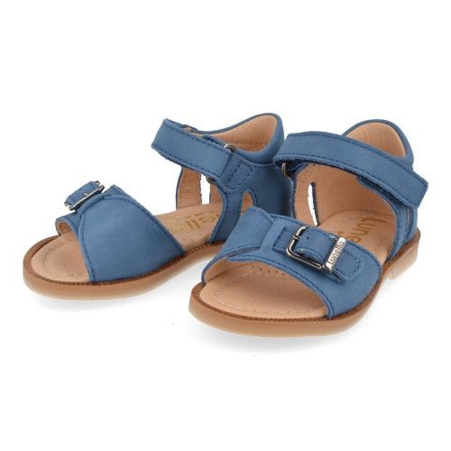 Lunella sandalen blauw Jongens ( - blauw sandaaltje24508) - Junior Steps