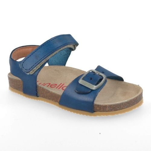 Lunella sandalen blauw Jongens ( - blauwe voetbedsandaal 22900 blu) - Junior Steps
