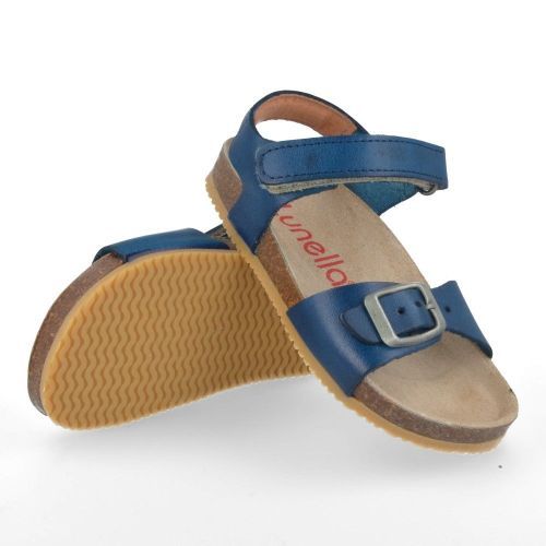 Lunella sandalen blauw Jongens ( - blauwe voetbedsandaal 22900 blu) - Junior Steps