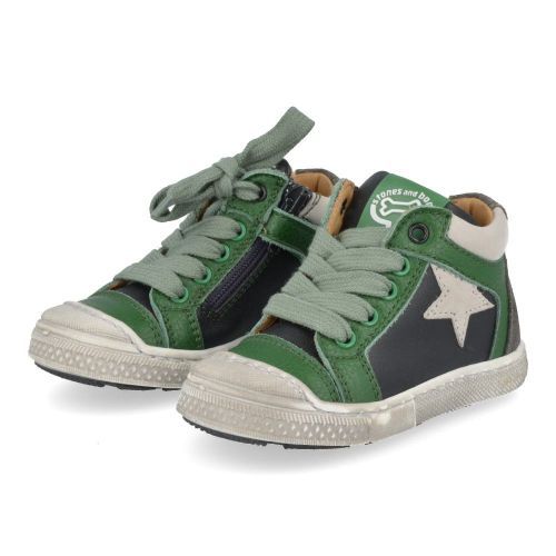 Stones and bones Lace shoe Green Boys (4864 LENT) - Junior Steps