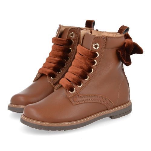 Lunella Lace-up boots cognac Girls (24430) - Junior Steps