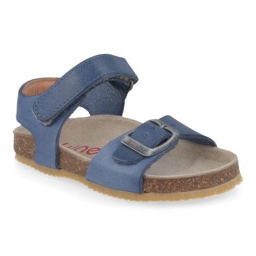Lunella sandalen blauw Jongens ( - jeansblauwe voetbedsandaal 24900 Jeans) - Junior Steps