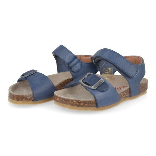 Lunella sandalen blauw Jongens ( - jeansblauwe voetbedsandaal 25800 Jeans) - Junior Steps