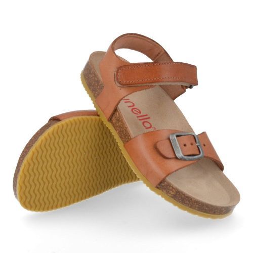 Lunella sandalen cognac Jongens ( - lichtcognac voetbedsandaal 25800 Miele) - Junior Steps