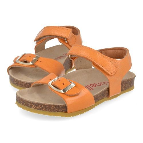 Lunella sandalen oranje Meisjes ( - oranje voetbedsandaal 24906 arancio) - Junior Steps