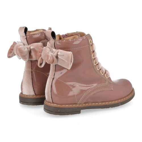 Lunella veterboot roze Meisjes ( - roze veterbottine met strik24430) - Junior Steps