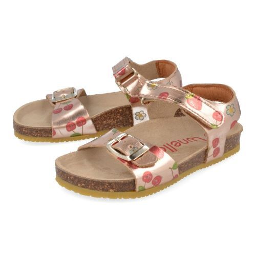 Lunella sandalen roze Meisjes ( - rozé voetbedsandaal 24908) - Junior Steps
