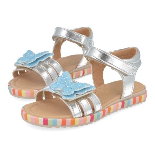 Lunella Sandals Silver Girls (25656) - Junior Steps